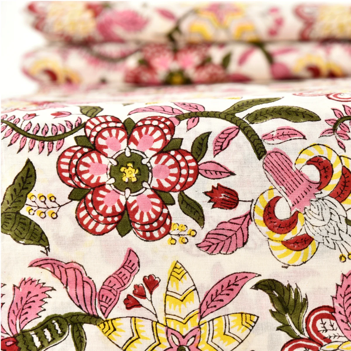 Handmade Cotton fabric Made in India