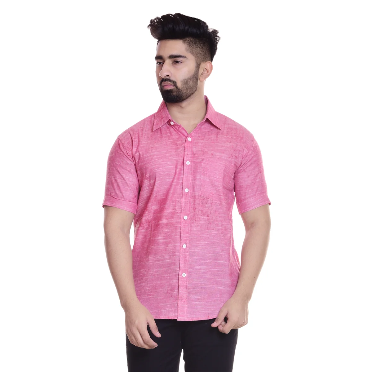 Classic Cool Cotton shirt Mens - White Half Sleeve – Hindustan