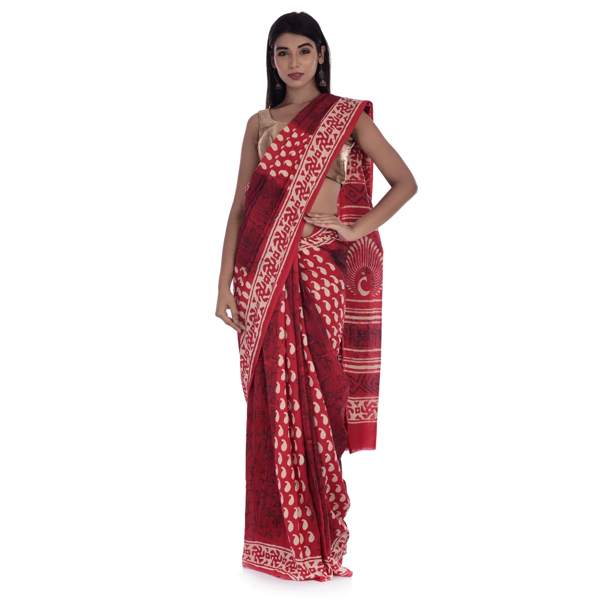 Taachi | Handmade shared a photo on Instagram: “Happy Independence Day:)))  . . #linensaree #silksare… | Stylish sarees, Designer saree blouse  patterns, Saree models